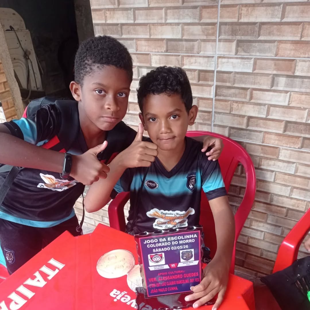 Jogo dos alunos da Escolinha Colorado do Morro — competição infantil