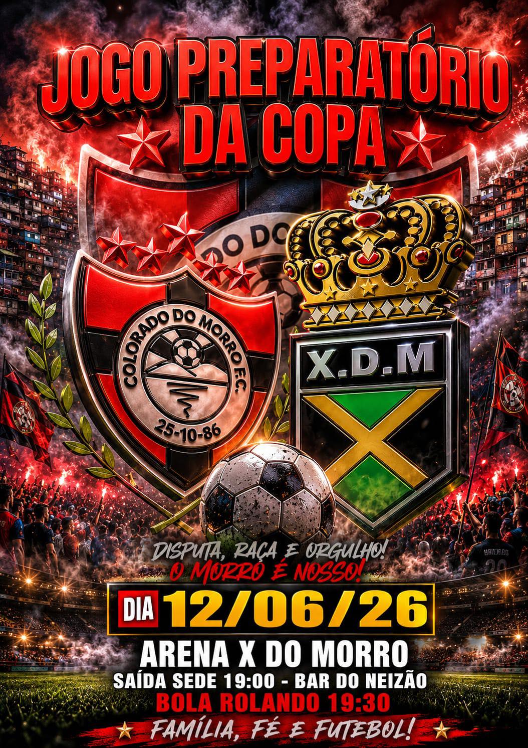 Jogo preparatório da Copa — Colorado do Morro vs X.D.M.